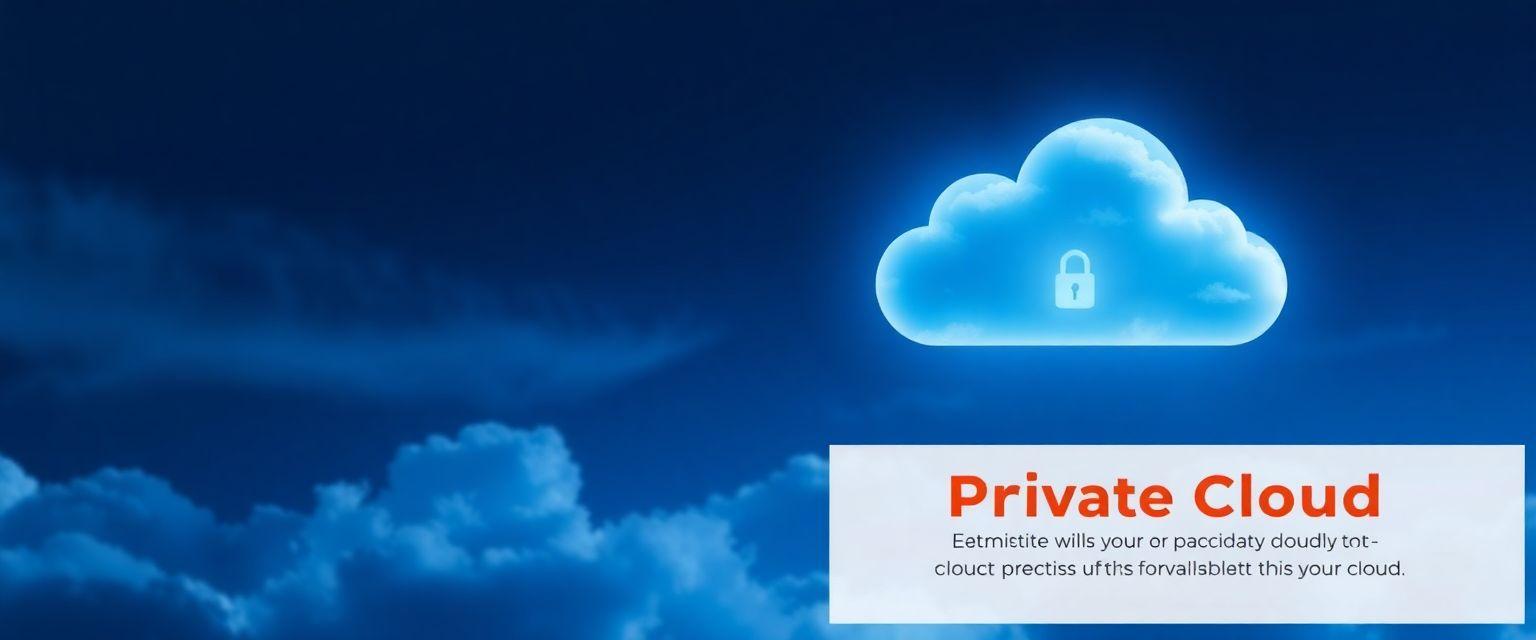 What is a private cloud?